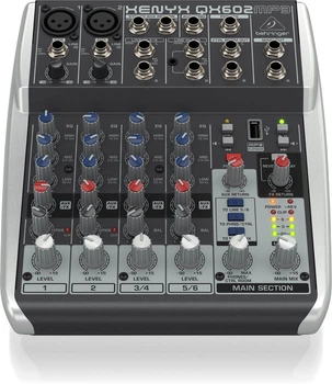 Микшерный пульт с USB MP3 BEHRINGER XENYX QX602MP3