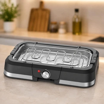 Электрогриль Sokany SK-07054 2000 Вт, 40×30 см, с регулировкой температуры