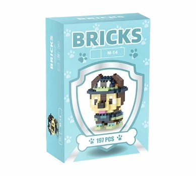 Детский конструктор Bricks Щенячий патруль Чейз на 197 деталей (M-14)
