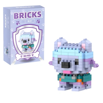 Детский 3D конструктор Bricks Щенячий патруль Эверест, 182 детали (M-21)