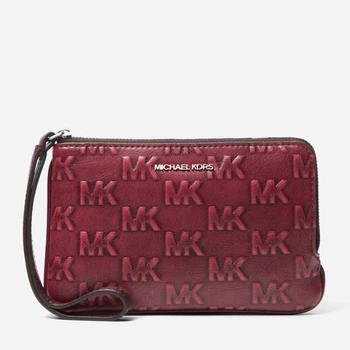 Сумка клатч женская из искусственной кожи маленькая Michael Kors 528777342 Бордовая (1163223270)
