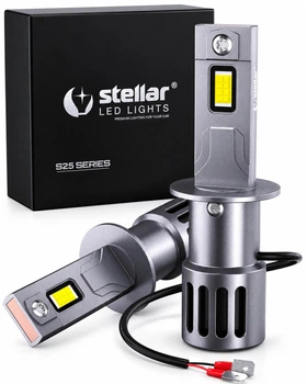 LED автолампа H3 STELLAR S25 – 24W 3800Lm 6000K 12-20V CANBUS з кулером (2 шт)