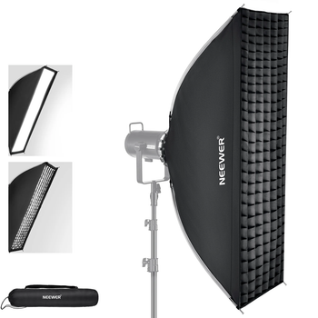 Прямокутний софтбокс NEEWER NS17S 30x120см із стільниковою сіткою