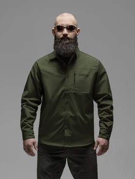Рубашка BEZET Outland темный хаки - XXXL