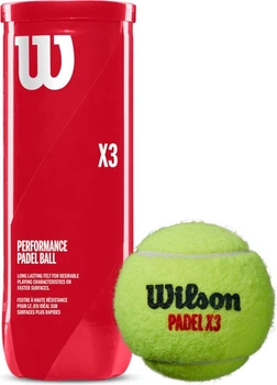 М'ячі для падел-тенісу Wilson Padel 3 ball can Жовтий (WR8900801001) (97512510264)