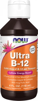 Вітамін B12 (Кобаламін) Now Foods B-12 Ultra Liquid 118 мл (733739004529)