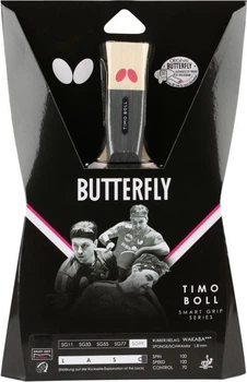 Ракетка для настольного тенниса Butterfly Timo Boll SG99 Черно-красная (4001078850326)