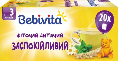 Успокаивающий фиточай Bebivita 30 г (4820025490770)