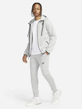 Спортивный костюм мужской Nike M Nk Tch Flc Jggr Og 10Yr + M Nk Tch Flc Wr Og 10Yr Top FD0739-063&FD0737-063 XL Светло-серый (2327665617631)
