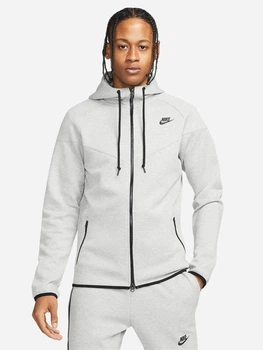 Толстовка на молнии мужская Nike M Nk Tch Flc Wr Og 10Yr Top FD0737-063 XL Светло-серая (196607424636)