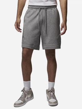 Шорты хлопковые короткие мужские Jordan Air Flight Fleece Diamond FV7257-091 S Серые (197596870749)