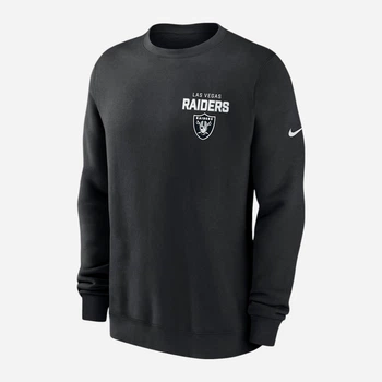 Свитшот мужской Nike Las Vegas Raiders Club NKPV00A8D-KU0 M Черный (198424444835)