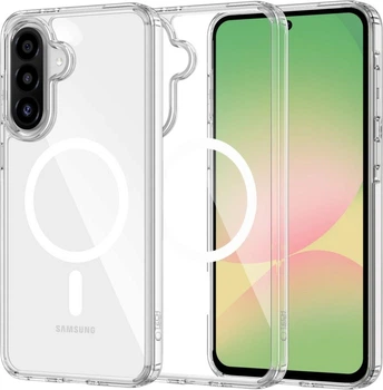 Etui na smartfon Samsung Galaxy A36/A56/A37 5G Tech-Protect Flexair Hybrid Magsafe Clear (5906302392261)