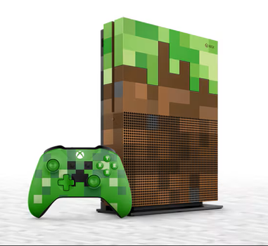 Консоль Microsoft Xbox One S Minecraft Edition 1TB + Геймпад беспроводной - Б/У