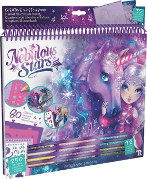 Набір для творчості Nebulous Stars Скетчбук Чарівні коні (11371) (0694704113717)