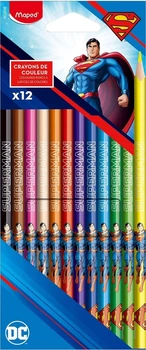 Кольорові олівці Maped Superman 12 кольорів (3154148622086)