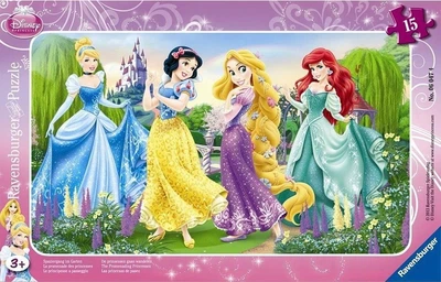 Puzzle Ravensburger Księżniczki na spacerze 15 elementów (4005556060474)