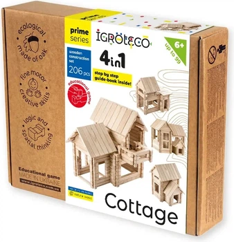 Klocki Igroteko Chata 4 w 1 206 elementów 0032 (4820148900323)