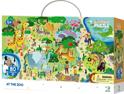 Puzzle DoDo Zoo 80 elementów 300259 (4820198242046)