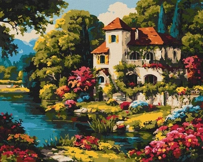 Картина за номерами Ideyka Барвистий пейзаж 40x50 см (4823104395126)