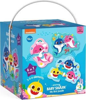 Puzzle DoDo Baby Shark 18 elementów (4823115910288)