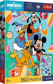 Пазл Trefl Premium Plus Kids Disney Mickey Mouse and Friends Mouse Hour 160 елементів (5900511154405)