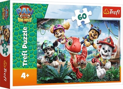 Пазл Trefl Paw Patrol The Dino Movie Порятунок Діно 60 елементів (5900511174250)