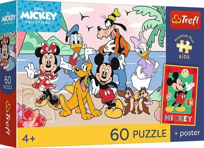 Пазл Trefl Premium Plus Kids Disney Standard Characters Happy mission 60 елементів (5900511174380)