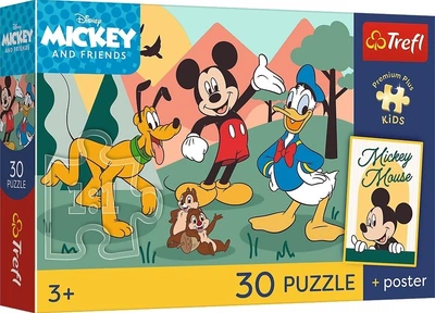 Пазл Trefl Premium Plus Kids Disney Standard Characters Fairytale moments 30 елементів (5900511183399)