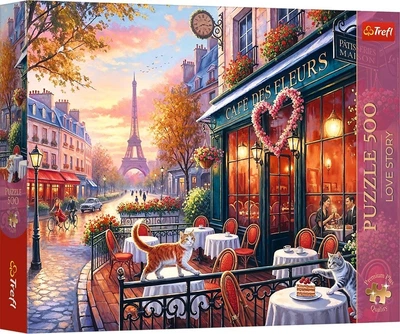 Puzzle Trefl Premium Plus Love Story Miłość w Paryżu 500 elementów (5900511376210)