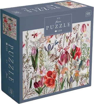 Puzzle trójwarstwowe Interdruk Flowers 5 33x48 cm 500 szt. (5902277370082)