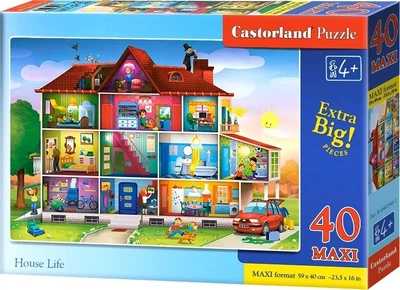 Пазл Castorland Домашнє життя 40 maxi елементів (5904438040285)