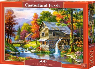 Puzzle Castorland Stary młyn wodny 500 elementów (5904438052691)
