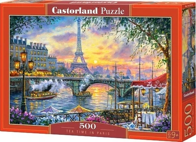 Puzzle Castorland Herbatka w Paryżu 500 elementów (5904438053018)