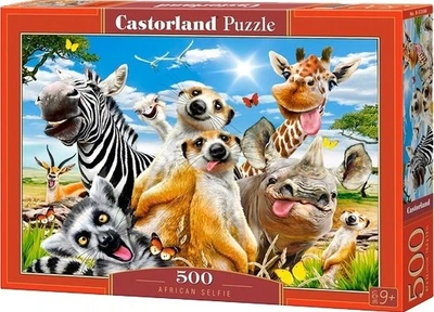 Puzzle Castorland Afrykańskie selfie 500 elementów (5904438053568)