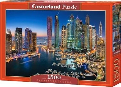 Puzzle Castorland Wieżowce Dubaju 1500 elementów (5904438151813)