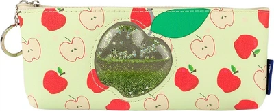 Piórnik Bourgeois 220X-AP miękki na zamek ze sztucznej skóry jabłko 22x8x4 cm (6941078772830)