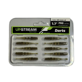Силикон UPSTREAM Darts 1.7" (10шт) #435 motor oil ,DAR1.7_435