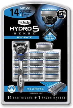 Бритва мужская Schick Hydro 5 (станок + 14 запасных картриджей)