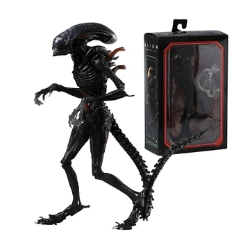 Фігурка Alien Romulus Scorched Xenomorph 25 см — Колекційна іграшка-монстр Чужий Ромул у подарунковій упаковці