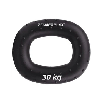 Еспандер кистьовий силіконовий PowerPlay PP-4337 Hand Grip Hard 30 кг. Чорний 5290903