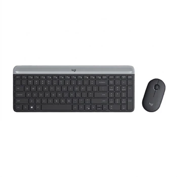 Комплект клавіатура+миша бездротові Logitech MK470, мембранна, чорний