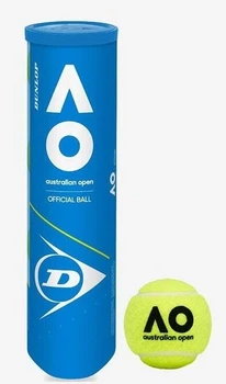 Набір м'ячів для великого тенісу Dunlop Australian Open 4 шт (45566168474)