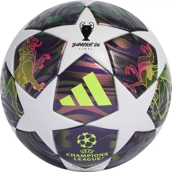 Футбольний м’яч Adidas UCL 25/26 Final League Фіолетово-білий (4068815110204)