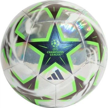 Piłka nożna Adidas UCL Training 26/27 League Stage Foil Srebrno-czarno-zielona (4069994613593)