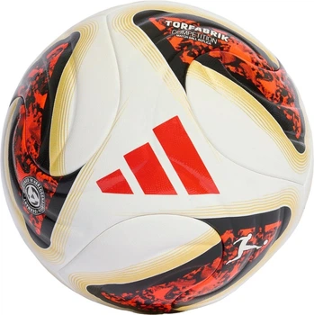 Футбольний м’яч Adidas Bundesliga 26/27 Torfabrik Competition Біло-помаранчево-золотий (4069996815865)
