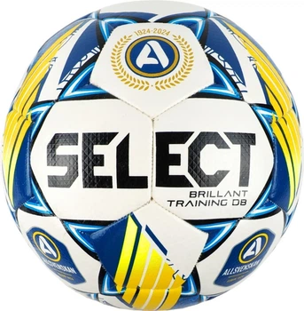 Piłka nożna Select Brillant Training DB Allsvenskan V24 Biało-niebiesko-zółta (5703543353590)