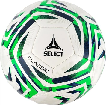 Футбольний м’яч Select Classic V25 Біло-зелений (5703543395378)
