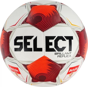Футбольний м’яч Select Brillant Replica Betclic 1 Liga Біло-червоний (5703543442966)