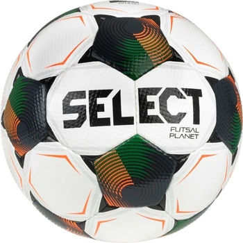Футбольний м’яч hala Select Futsal Planet V26 FIFA Basic Біло-чорно-помаранчево-зелений (5703543467631)